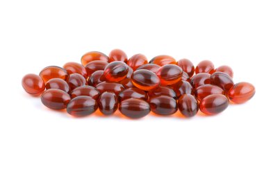 Small pile of lecithin capsules clipart