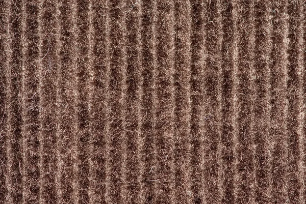 Macro shot of some brown velvet fabric — Stock Photo, Image