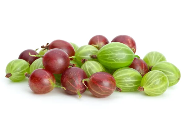 Pile of red and green gooseberries — Stock Photo, Image