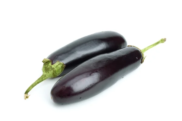 두 aubergines — 스톡 사진