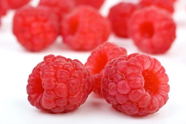 Closeup shot of raspberries — Stock Photo, Image