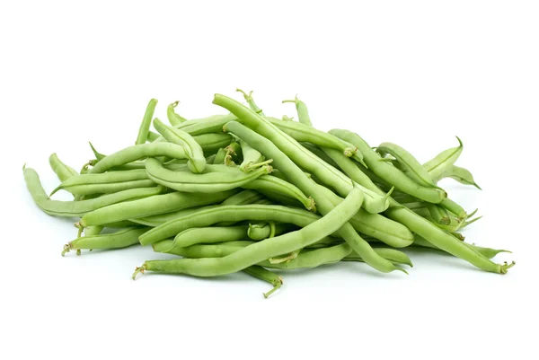 Stapel van green bean peulen — Stockfoto