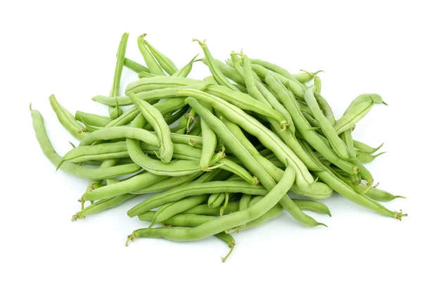 Hromadu zelené francouzské fazole — Stock fotografie