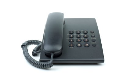 Modern siyah ofis telefon
