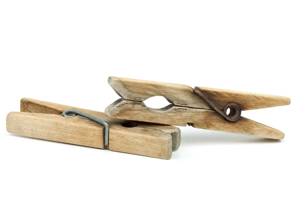 Two clothespins — Stock Photo, Image