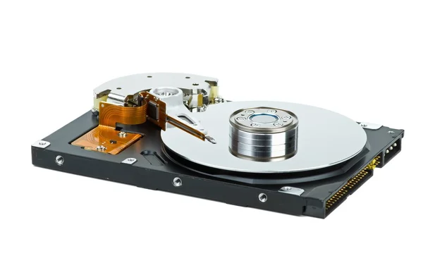 Hard disk drive with cover removed — Stock Photo, Image
