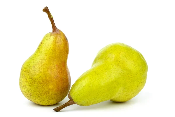 Duas peras verdes — Fotografia de Stock
