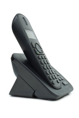 Modern cordless phone clipart