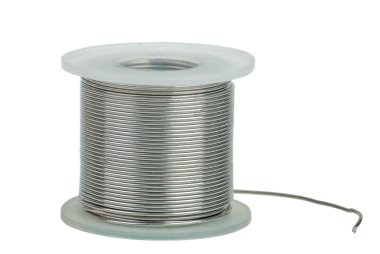 Spool of soldering alloy clipart