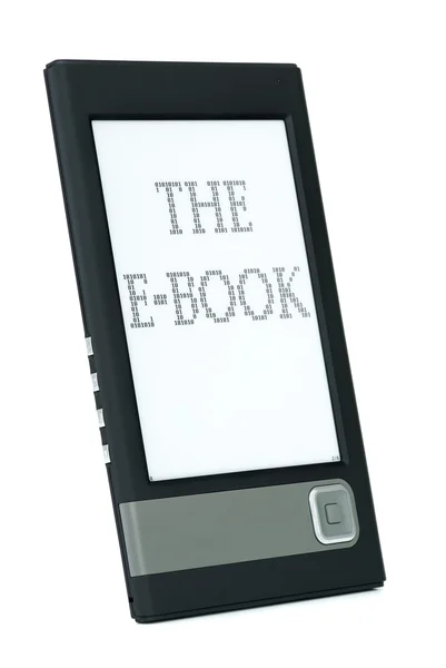 Moderna ebook läsaren — Stockfoto