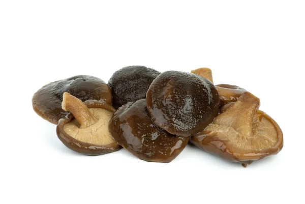 Some marinated shiitake mushrooms — Stock Photo, Image