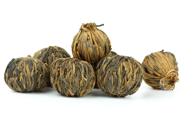 Плетеный чёрный чай юннана — стоковое фото