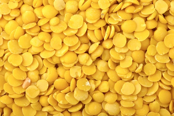 Gele split linzen — Stockfoto