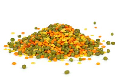 Pile of mixed beans clipart