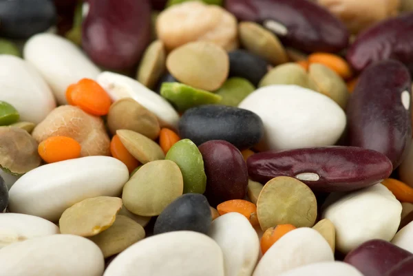 Mix různých fazole — Stock fotografie