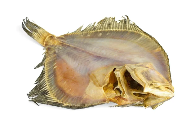 Pesce piatto di rombo chiodato salato — Foto Stock