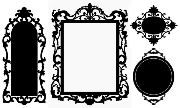 Vintage picture frame. Vector — Stock Vector © icetray #3222659