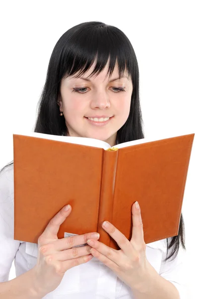 阅读的女人 — 图库照片