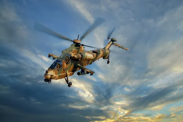 Vojenský vrtulník Royalty Free Stock Obrázky