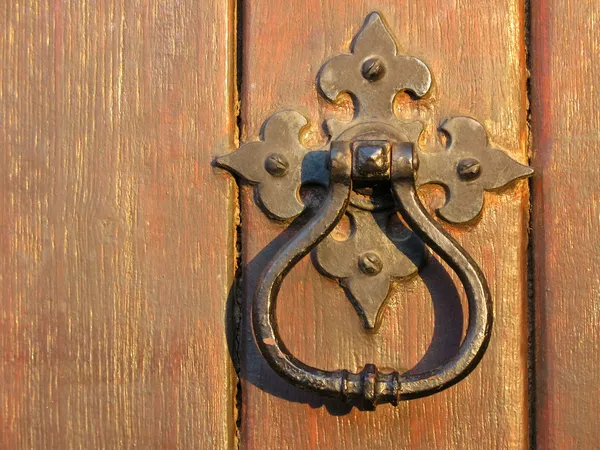 Klamka drzwi Vintage — Zdjęcie stockowe