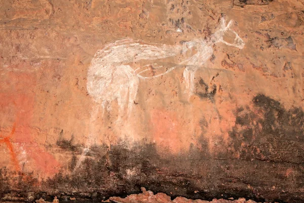 stock image Aboriginal rock art