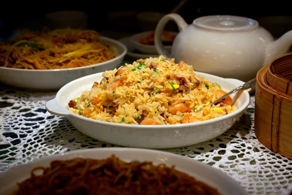 Kinesiska stekt ris — Stockfoto