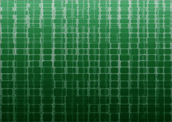 Fond vectoriel avec briques vertes sur bleu — Image vectorielle