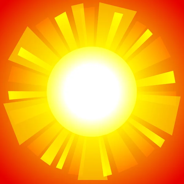 Abstrakter Sonnenhintergrund — Stockvektor