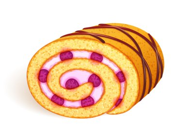 Swiss-roll illustration clipart