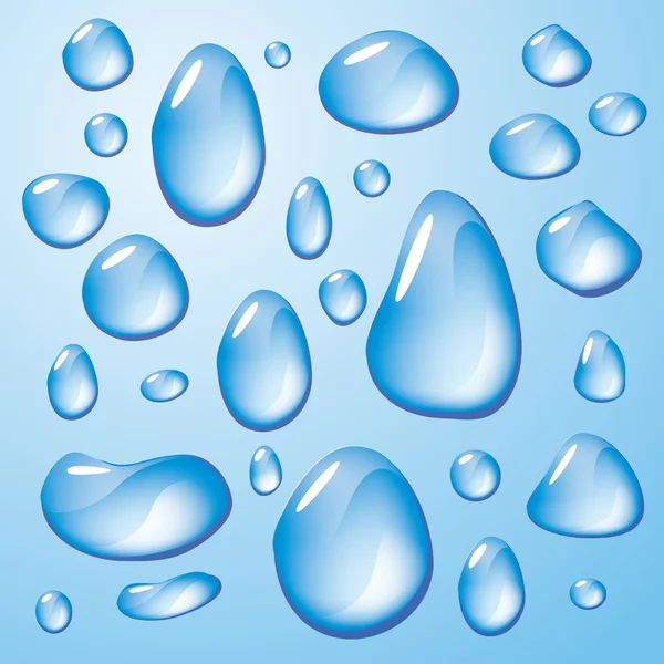 Water drops — Stock Vector
