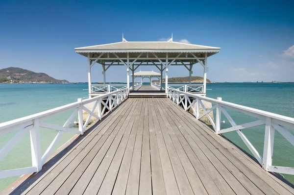 Gyönyörű pier, Thaiföld — Stock Fotó