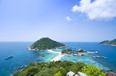 Ko Nangyuan islands in Thailand clipart