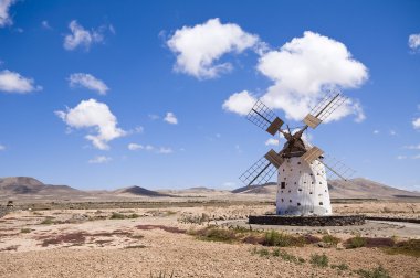 Windmill, Canary Islands clipart