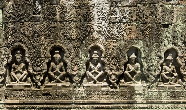 Relief in angkor, Cambodja — Stockfoto