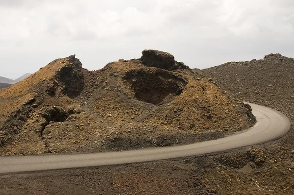 Vulkanen på lanzarote, Kanarieöarna — Stockfoto