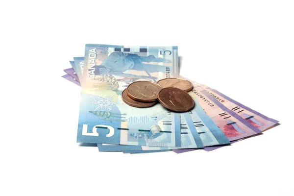 加拿大货币 — 图库照片