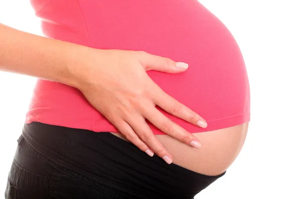 Schwangerschaft - Bauch — Stockfoto