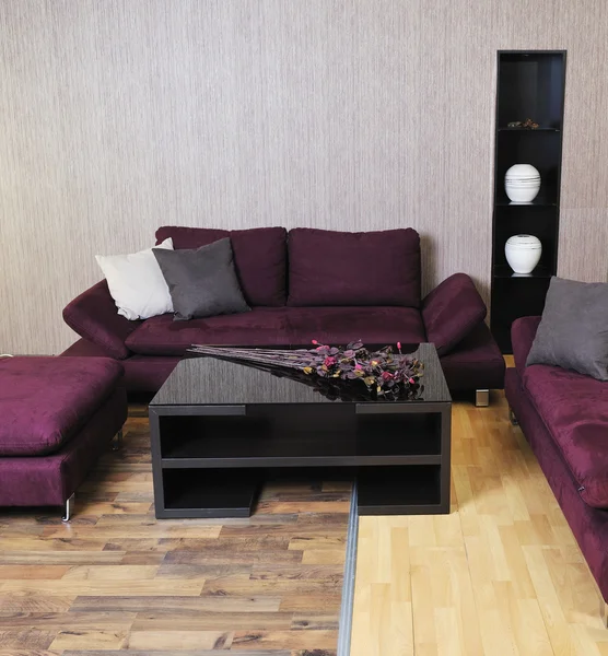 Livingroom sofa — Stock Photo, Image