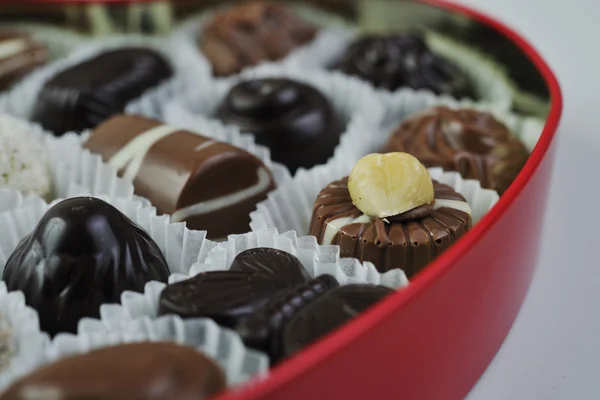 Schokolade und Praline — Stockfoto