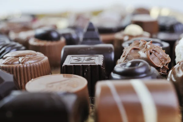 Шоколад і праліне — стокове фото