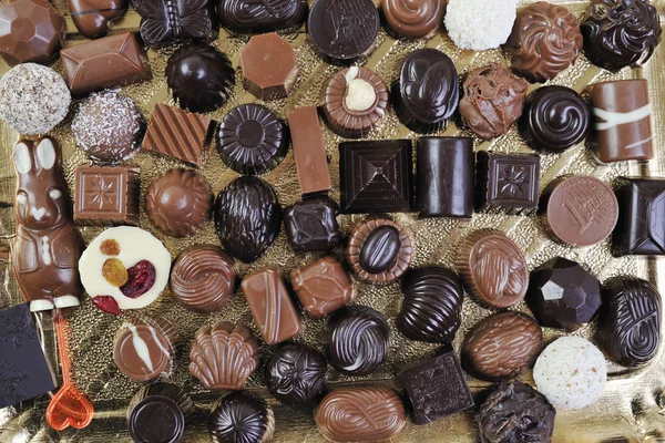 Chocolate and praline — Stock Photo, Image