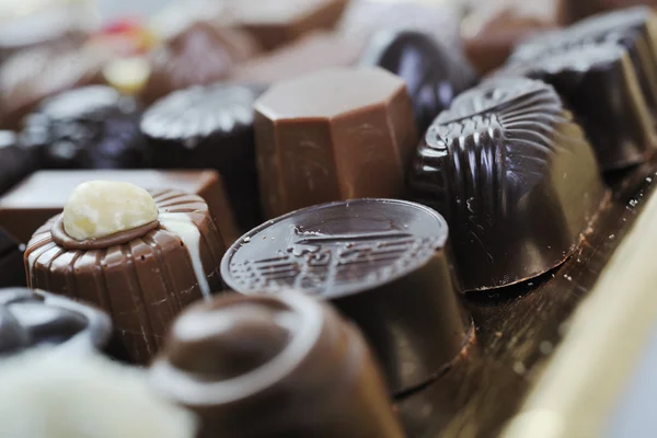 Čokoláda a pralinky — Stock fotografie