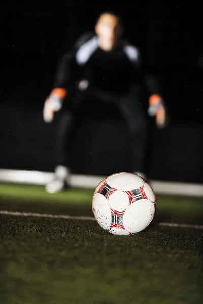 Fotboll målvakt — Stockfoto