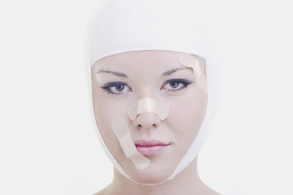 Botox face surgery — Stock Photo, Image