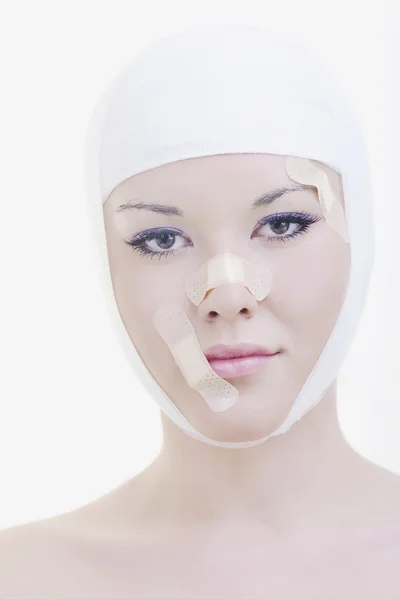 Cirugía facial con botox —  Fotos de Stock