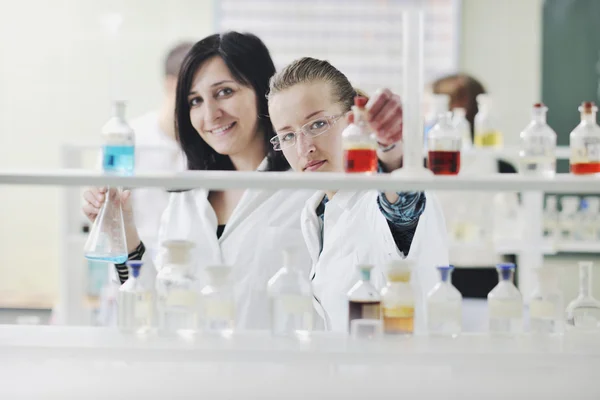 Group in lab — Stock Photo, Image