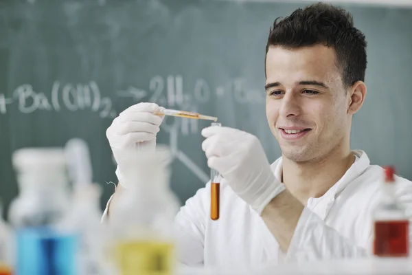 stock image Young scientist in lab