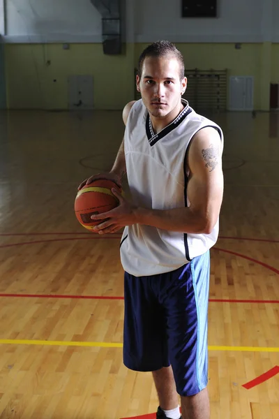 Retrato de homem de basquete — Fotografia de Stock