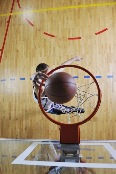 Koszykówka skok — Zdjęcie stockowe