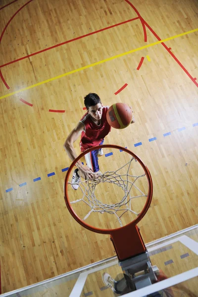 Salto de basquete — Fotografia de Stock